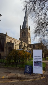 Dementia and Imagination exhibition in conjunction with Chesterfield's famous Crooked Spire